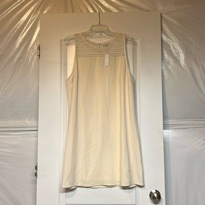 NWT ivory sleeveless dress